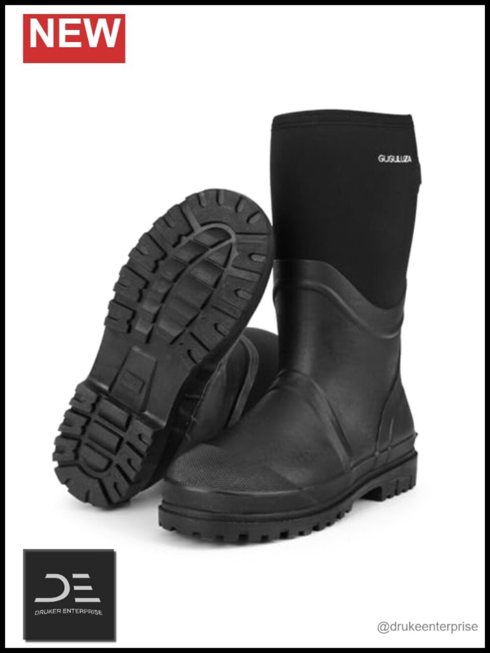 Women's Waterproof Hunting Boots 6mm Neoprene Insulated Rubber Rain Boots